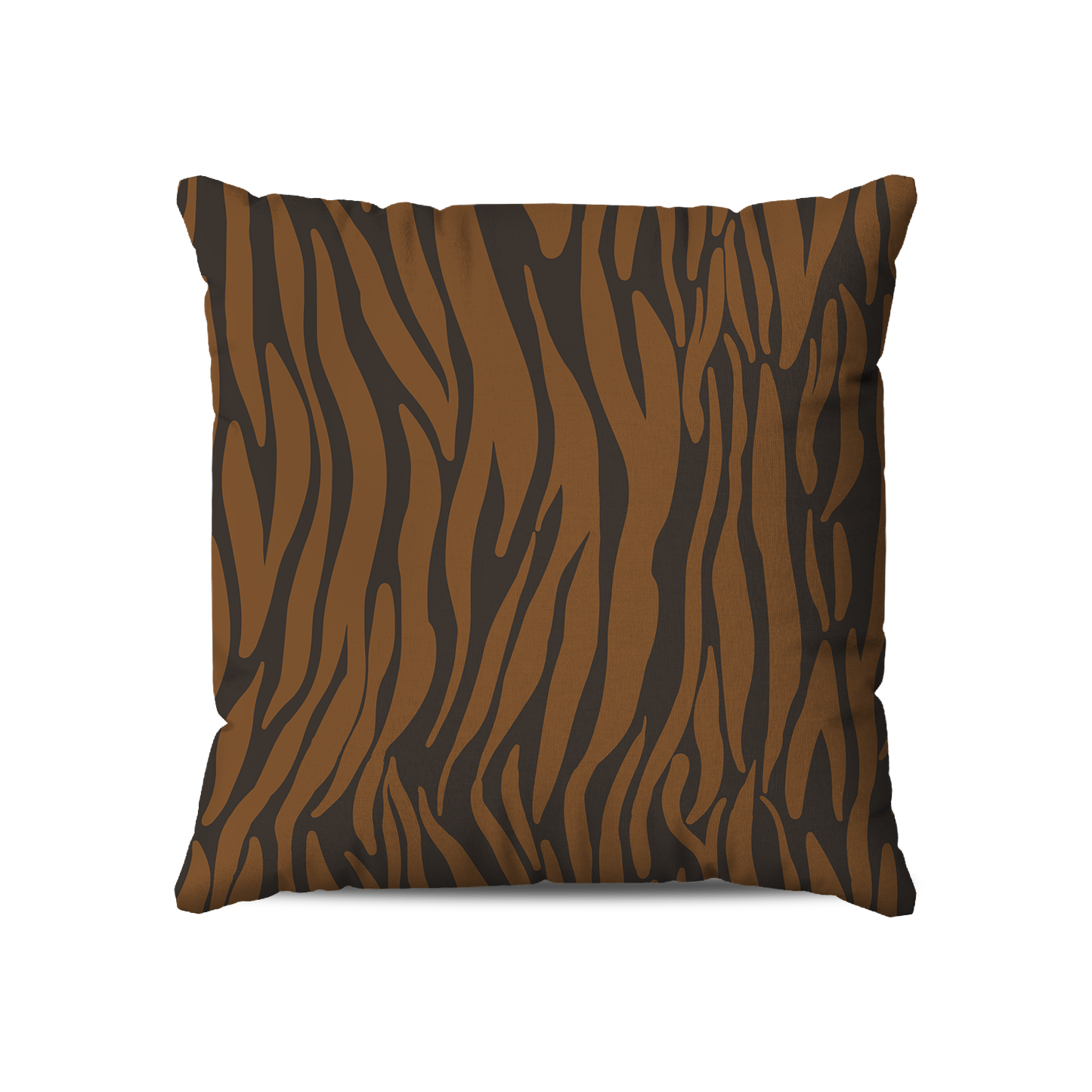 Coussin| Collection African Ethnic | Zèbre Graphique – Tons Marron