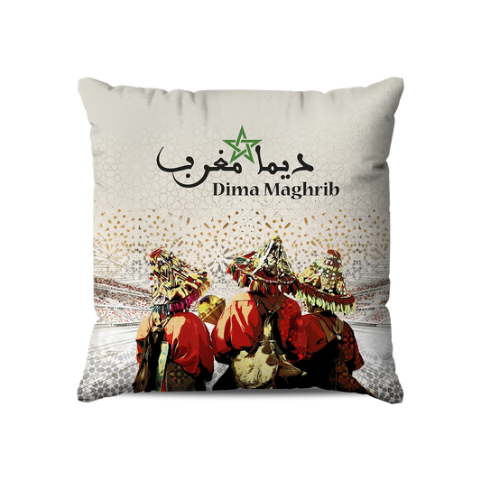 Coussin | Collection Maroc Football | Moroccan Legacy – Dima Maghrib