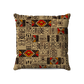 Coussin| Collection African Ethnic | Mélange Tribal – Beige