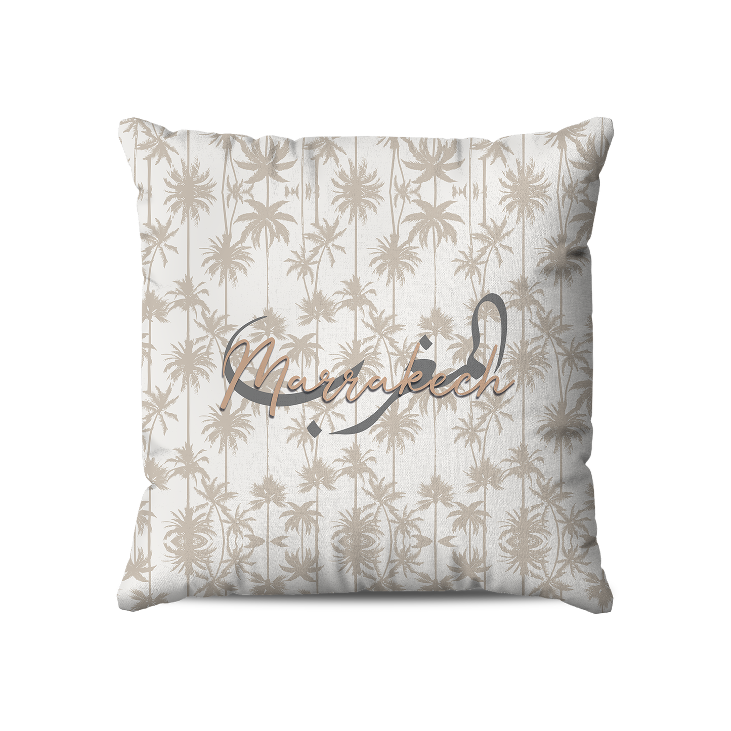 Coussin | Collection Muted Tones | Palmiers Beige – Maroc Marrakech