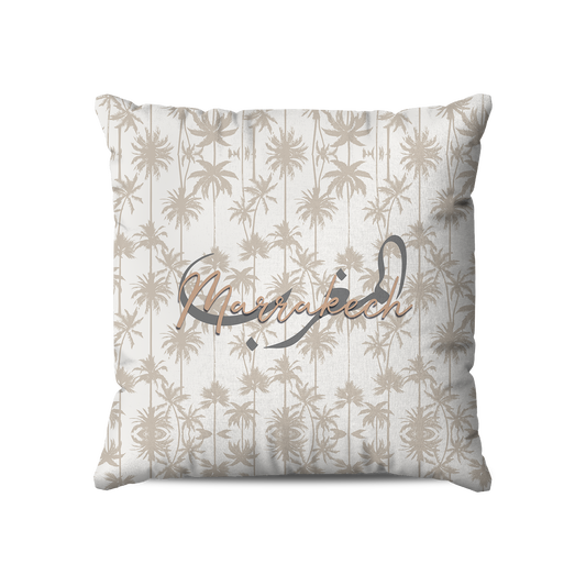 Coussin | Collection Muted Tones | Palmiers Beige – Maroc Marrakech
