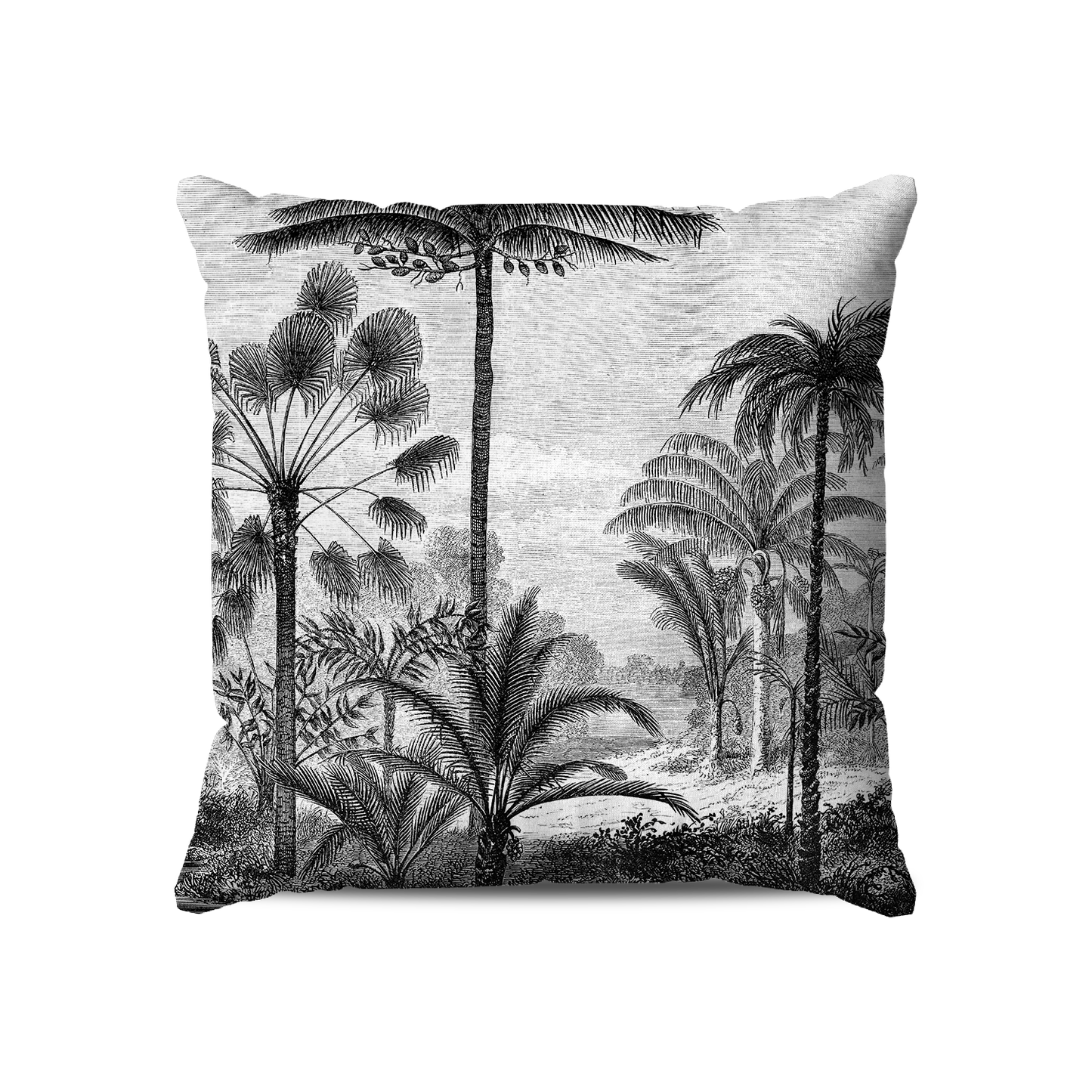 Coussin|  Collection Tropical Ethnic | Silhouettes Tropicales