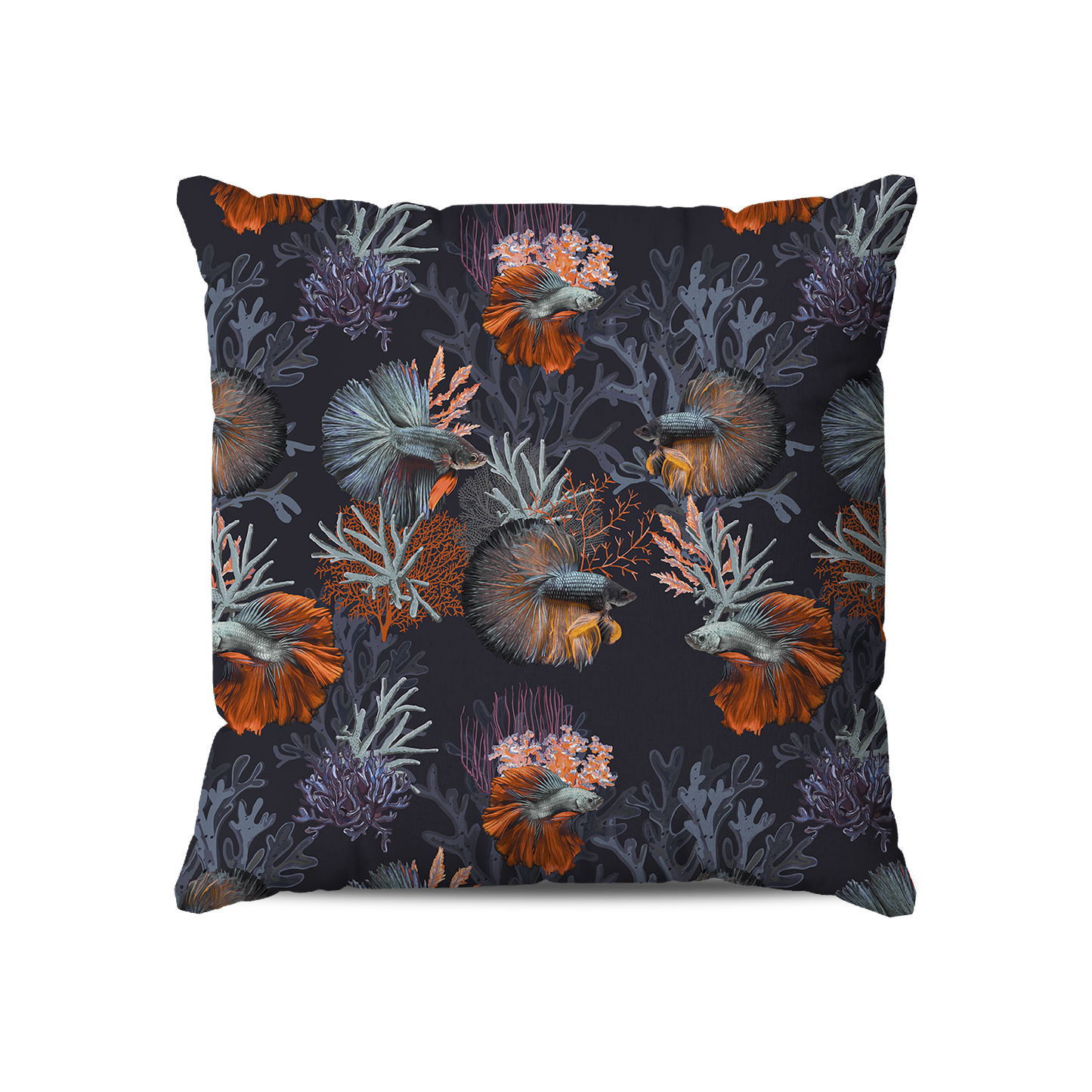 Coussin | Collection Aquarium | Coraux & Poissons