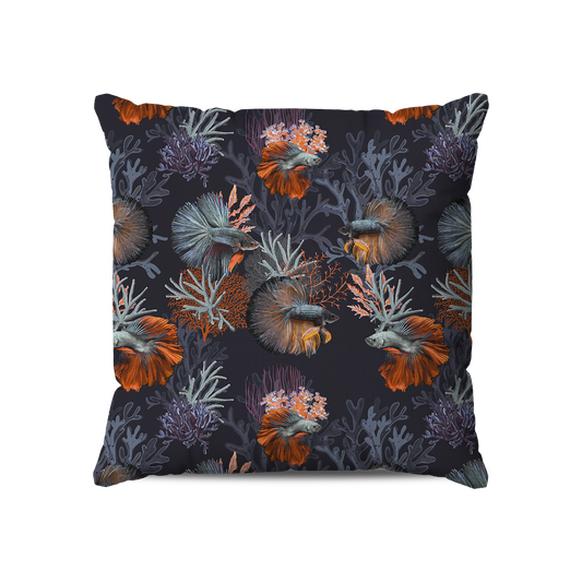 Coussin | Collection Aquarium | Coraux & Poissons