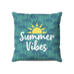 Coussin | Collection Summer Contrast |Palmiers Turquoise – Summer Vibes
