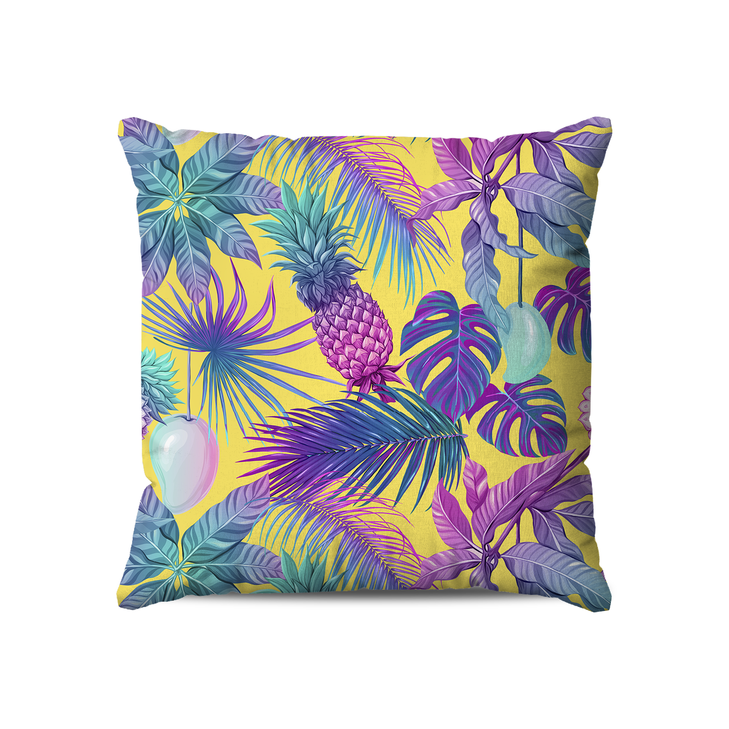 Coussin | Collection Summer Contrast | Ananas & Végétaux