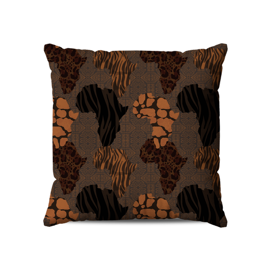 Coussin | Collection African Ethnic | "Cartes Sauvages"