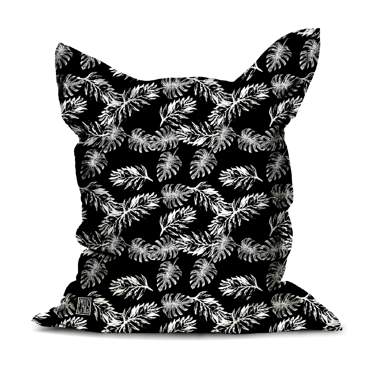 Net Pouf Pouf Géant | Collection Tropical Ethnic | Noir Exotique – CHIILS.NET
