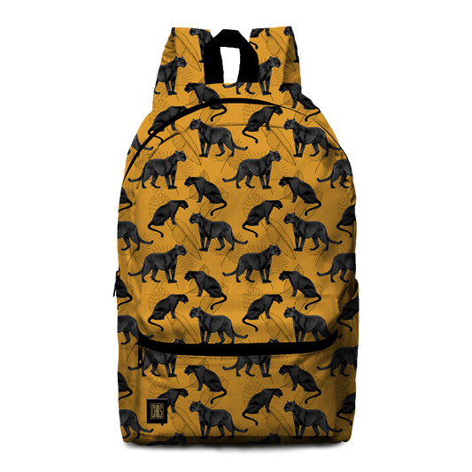 Sac à Dos | Collection Jungle Savane | "Panthères et Palmes"