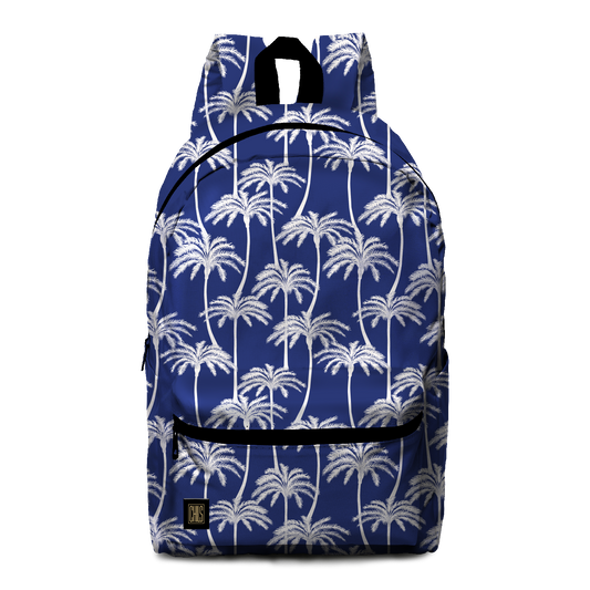 Sac à Dos | Collection Ocean Blue | "Palmiers Blancs"
