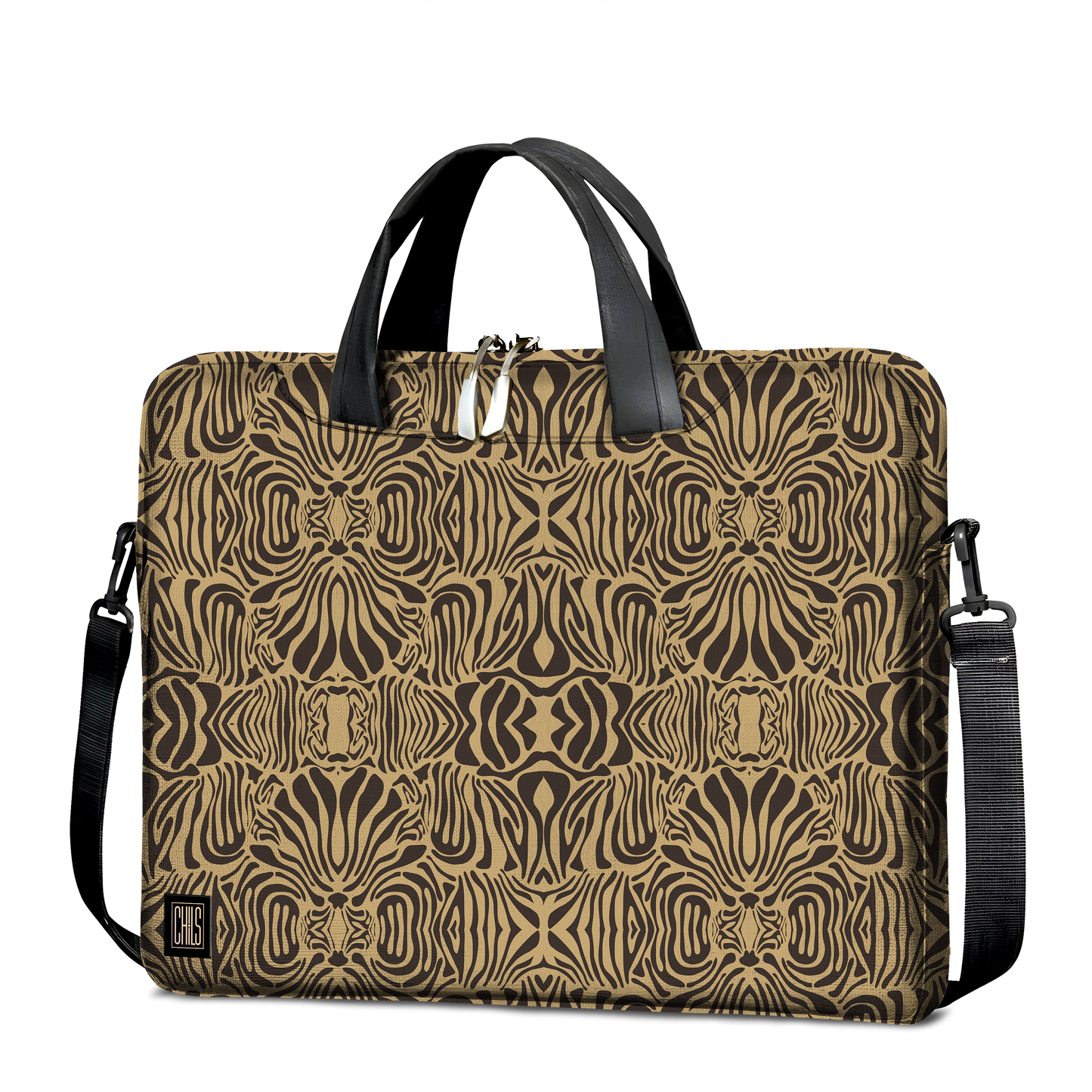 Sac à Bandoulière | Collection African Ethnic | "Feuilles Abyssales"