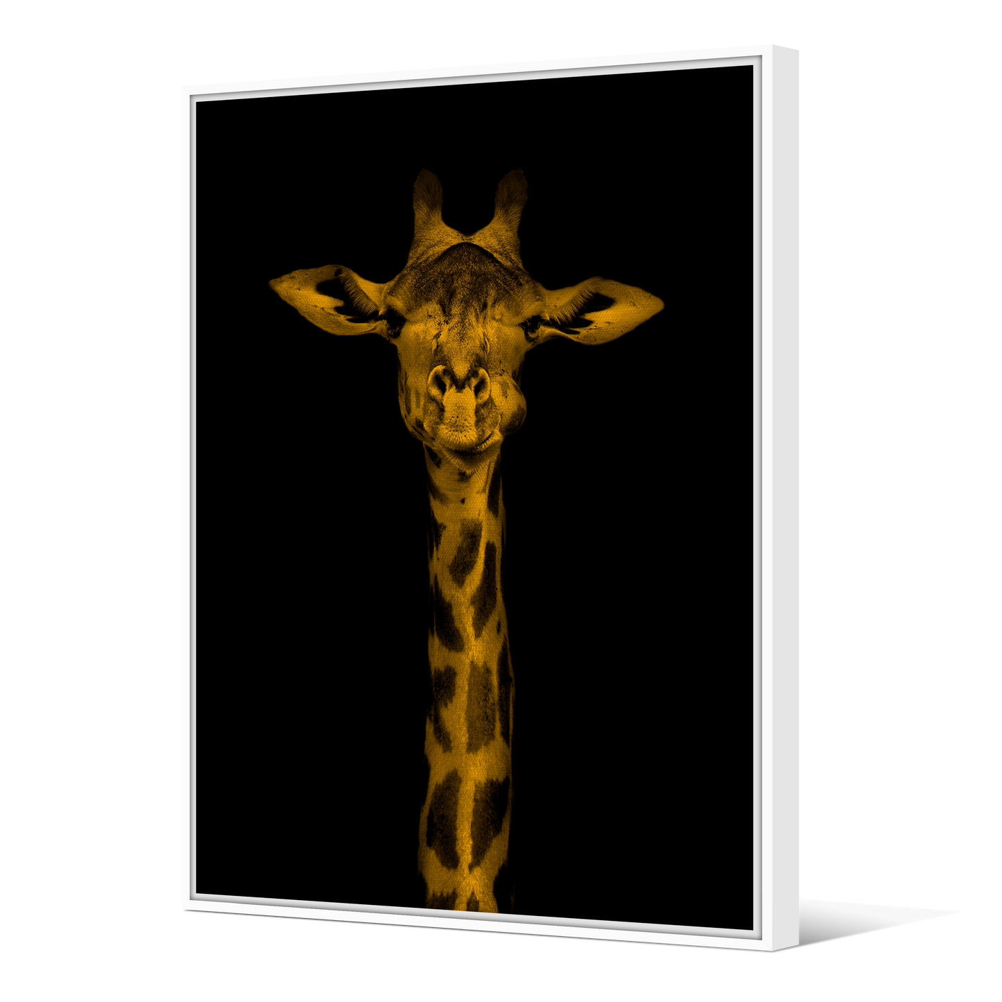 Toile sur Châssis | Collection Jungle Savane | Girafe Élégante