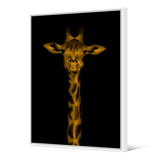 Toile sur Châssis | Collection Jungle Savane | Girafe Élégante