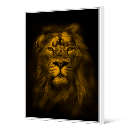 Toile sur Châssis | Collection Jungle Savane | Lion Fière