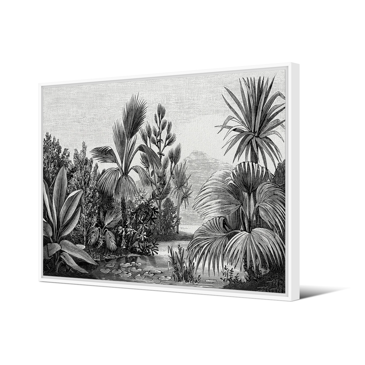 Tableau avec Cache Clou | Collection Tropical Ethnic | Rives Exotiques – Horizontal