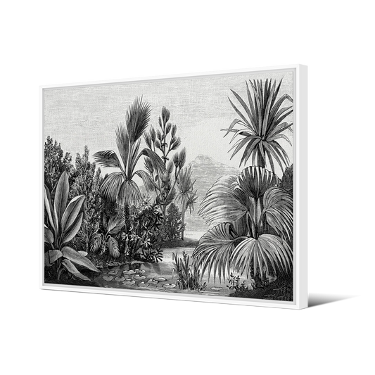 Tableau avec Cache Clou | Collection Tropical Ethnic | Rives Exotiques – Horizontal