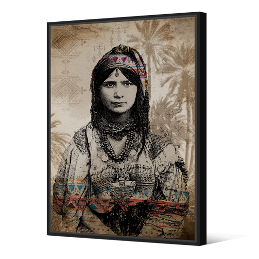 Tableau avec Cache Clou  | Collection Berbère | Azilal – Palmiers
